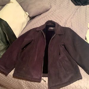 Men’s suede dress coat